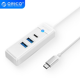 Bộ Chuyển Đổi HUB TypeC 1 USB ra 2  cổng USB 3.0 5Gps / 1 cổng TypeC 5Gbps PWC2U-C3-015 Orico - Hàng Chính Hãng