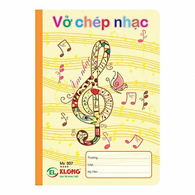 Vở Chép nhặc Klong 36 trang ms 007