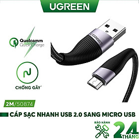 Mua Cáp sạc và truyền dữ liệu cho điện thoại Android UGREEN ED017 hỗ trợ công nghệ sạc Quick 3.0 - Hàng chính hãng