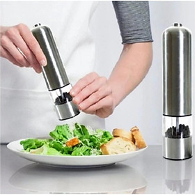 Mua MÁY XAY TIÊU XAY GIA VỊ CẦM TAY VỎ INOX KHÔNG GỈ