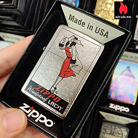 Bật Lửa Zippo 207 Windproof Lady Street Chrome