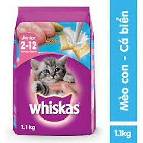 whiskas junior hạt cho mèo con túi 1,1kg