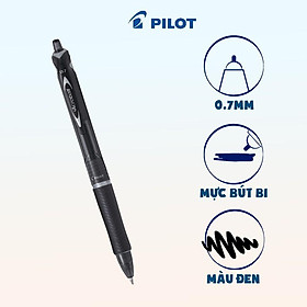 Bút Bi Pilot BPAB-15EF Acroball 1.0 - Màu Đen