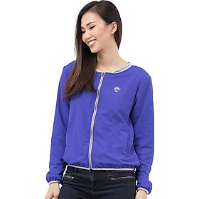 Áo khoác nữ chống nắng UPF50+ Light Grape Blue Zigzag JAC00306 size
