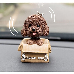 Set cún ngồi giỏ hàng loại 1 trang trí taplo ô tô, làm quà tặng cực sang- Hoàng Đông shop