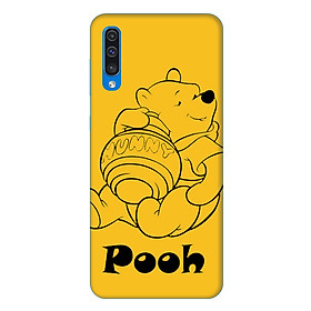 Ốp lưng dành cho điện thoại Samsung Galaxy A50 hình Gấu Pooh - Hàng chính hãng
