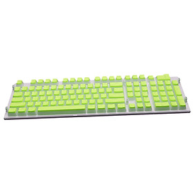 108 Keys Double  Pudding Keycaps for Cherry  Mechanical Keyboard Gray