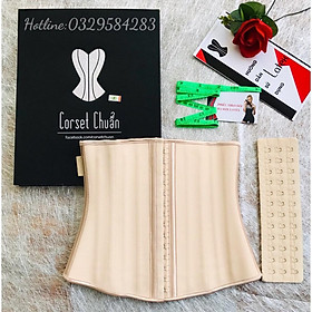 Đai nịt bụng latex Hy Lạp 25 xương - Đai latex thông hơi nhập khẩu - Gen nịt bụng định hình (Tặng Thanh Nối)