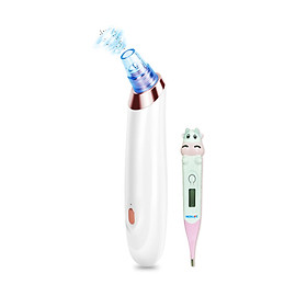 Combo Nhiệt Kế Điện Tử Con Bò Medilife ( hình thú ngẫu nhiên ) + Máy Hút Mụn Cầm Tay