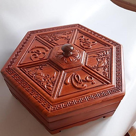 Khay đựng bánh kẹo tết bằng gỗ thiết kế cao cấp - BẢO HÀNH 1 ĐỔI 1 KHÔNG ƯNG HOẢN TIỀN