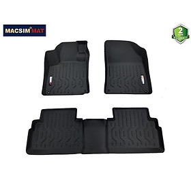 Thảm lót sàn xe ô tô KIA Sportage  chất liệu TPE thương hiệu Macsim màu đen cao cấp
