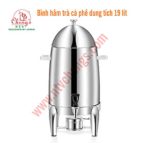 Mua Bình hâm nóng trà cà phê buffet inox cao cấp - Dung tích 13-19 lít/Chuyên nghiệp trong nhà hàng khách sạn/Hàng chính hãng thương hiệu NTV Chengs/Hàng nhập khẩu