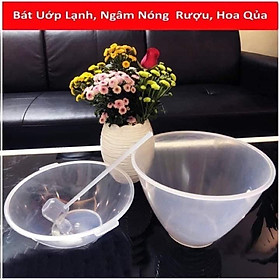 Mua Bộ bát ướp riệu  ướp lạnh trái cây tặng kèm theo gáo múc riệu
