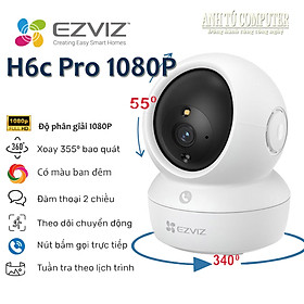 Mua Camera WiFi 2MP quay quét thông minh EZVIZ H6c Pro 1080P Hàng chính hãng
