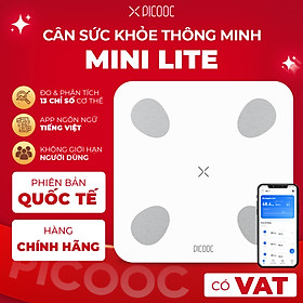 Cân sức khỏe thông minh picooc mini lite - hàng chính hãng - tiêu chuẩn ce