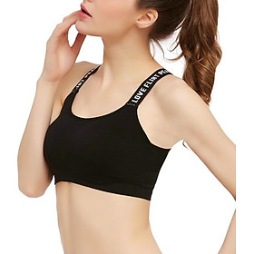 Bra tập thể thao dây chữ có mút lót ngực