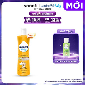 Sữa Tắm Gội Hằng Ngày Cho Bé Lactacyd Baby Active Play, Giúp Đề Kháng Da Và Bảo Vệ Bé Khỏi Vi Khuẩn 250ml