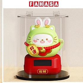 Tượng Thỏ Chiêu Tài Lắc - Trang Trí Tết - JS872 - Màu Xanh Lá