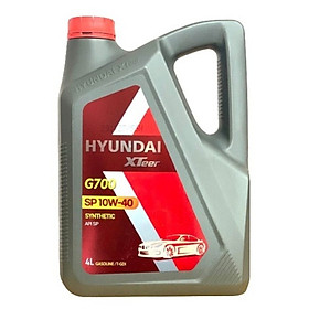 Dầu nhớt ô tô máy xăng Hyundai Gasoline G700 10W40- SP- 4L