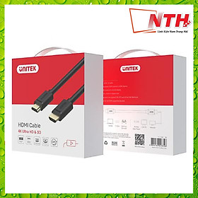 Cáp HDMI 4K Unitek YC-143 15m, YC-144 20m - Dây Tròn - NTH - Hàng Nhập Khẩu