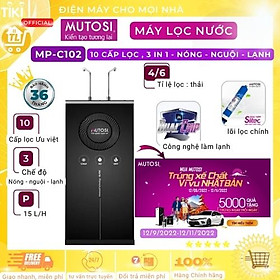 Mua Máy lọc nước Nóng Lạnh Nguội 10 lõi MUTOSI MP-C102-MHC-Hàng chính hãng