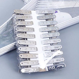 Mua vỉ kẹp quần áo inox 20 chiếc