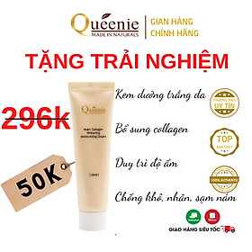 Kem dưỡng Queenie trải nghiệm xóa mờ sạm nám dưỡng da trắng hồng rạng rỡ 20ml - Mỹ Phẩm Hàn Quốc