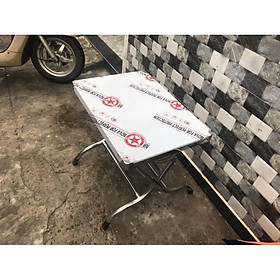 Mua Bàn chữ nhật inox 40x60x55cm giá siêu rẻ