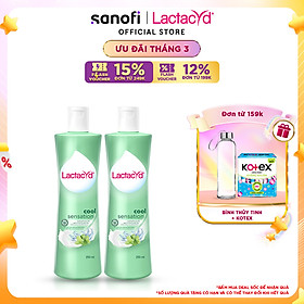 Bộ 2 DDVS Phụ Nữ Lactacyd Cool Sensation 250ml Mát Lạnh & Sạch Thoáng Dài