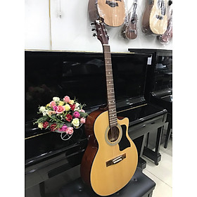Mua Đàn guitar Acoustic thùng eo MCAC135  size 4  vân gỗ  kèm bao da  1 bộ dây  
