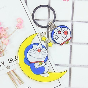 Móc Khóa Mica Doremon ( 8cm) - Mẫu Ngẫu Nhiên