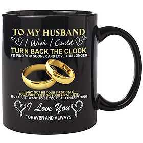 TO MY WIFE HUSBAND Ceramic Mug Universal Cartoon Cup