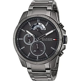 Đồng hồ Nam Tommy Hilfiger 1791347 Quartz thể thao màu xám Nhập Khẩu Mỹ