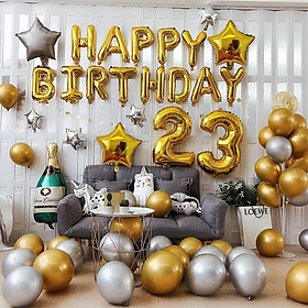 Combo set trang trí sinh nhật happybirrthday cho người lớn nhiều mẫu đẹp, đủ phụ kiện TH03