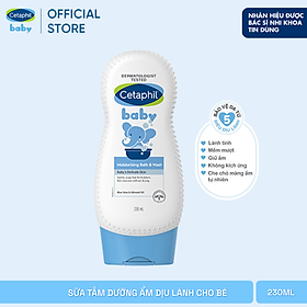 Sữa tắm dưỡng ẩm dịu lành cho bé Cetaphil Baby Moisturizing Bath & Wash 230ml