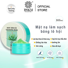 Hình ảnh Mặt nạ làm sạch lô hội BSKM 300g dưỡng ẩm kiểm soát dầu làm trắng thành phần hữu cơ tự nhiên thu nhỏ lỗ chân lông