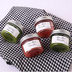 Mua Set 6 lọ thủy tinh nắp nhôm ren xoáy dùng chưng yến  làm sữa chua  caramen  đựng đồ ăn nhiều cỡ 100ml  200ml  300ml