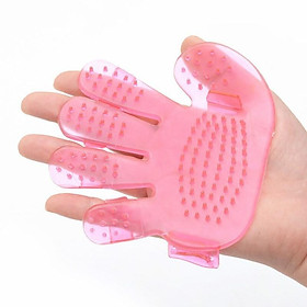 Hình ảnh Găng bàn tay nhựa dẻo dễ dàng tắm và chải lông chó mèo 40g - Bivido Pet Shop