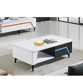 Bàn Sofa Gỗ MDF Mặt Đá Tundo HHP-BSF516-12 Cao Cấp