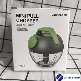 Mua Dụng Cụ Băm/Xay Hành Tỏi  Rau Củ Mini Lock&Lock CKS327- Lưỡi Dao Bằng Thép Không Gỉ  Có Tay Xách - Dung Tích 170ml - Model Mới