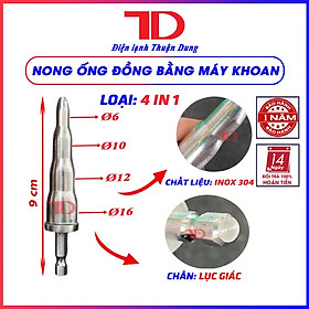 Nong ống đồng bằng khoan, Công cụ mở rộng ống công cụ loe ống đồng di động bằng thép chuyên nghiệp, Dụng Cụ Swaging - Điện Lạnh Thuận Dung