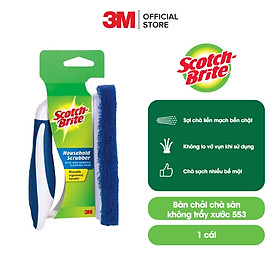 Mua Bàn chải chà sàn Scotch Brite 3M đa năng  cao cấp  chống trầy xước  an toàn khi sử dụng trên nhiều bề mặt  tay cầm êm chắc chắn  độ bền cao  có thể tái sử dụng nhiều lần  lấy sạch vết bẩn cứng đầu hiệu quả 553