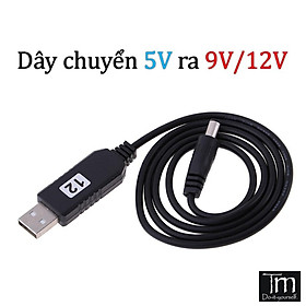 Mua Dây Tăng Áp 5V Ra 5/9/12V Dự Phòng Cúp Điện