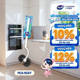 Cây chà bồn cầu loại 2 đầu tròn kháng khuẩn MyJae