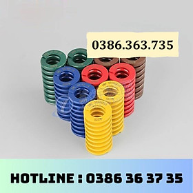 Lò xo khuôn dẹt, lò xo nén công nghiệp 65Mn Khuôn Lò Xo Nén Lò Xo Màu Vàng Xanh Đỏ Xanh Nâu