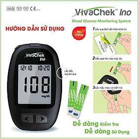 (TRỌN BỘ) MÁY ĐO ĐƯỜNG HUYẾT VIVACHEK INO