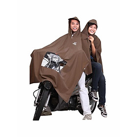 Mua Áo mưa Poncho Cổ Rùa cao cấp 2 nón Kiếng 0.23mm dày dặn  cao cấp