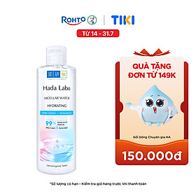 Nước tẩy trang sạch sâu dưỡng ẩm Hada Labo Micellar Water Hydrating 240ml
