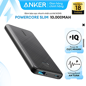 Pin sạc dự phòng ANKER 523 PowerCore 10K 10000mAh với cổng PIQ 20W - A1245