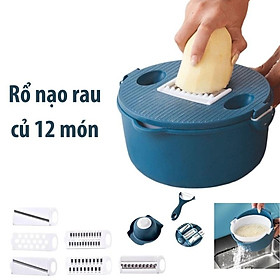 Mua Nạo Rau Củ Quả Đa Năng 3 Trong 1 Kèm Rổ Đựng Hoa Quả
